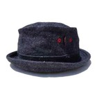 Samurai Jeans Sj401ht-15oz Denim Pork Pie Hat 15oz Selvedge Made In Japan