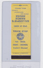 Gillespie s Ranch House - 1950 s Gaming Matchcover  Wells  Nevada - Flying A Gas