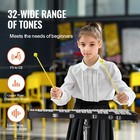 Vevor 32 Note Glockenspiel Xylophone Bell Kit  Professional Percussion Instrum
