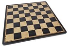 17 1 4  Ebony Black   Birdseye Maple Wood Large Chess Board Large Squares