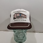 Vintage First National Bank Farmington Nm Trucker Cap Snapback Hat