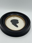 Vintage Disneyland Framed Silhouette Disney Boy Shadow Oval