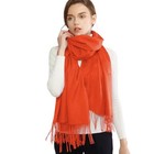  Women s Scarf Pashmina Shawls And Wraps For Evening Dress Burnt Orange
