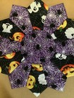 Handmade Quilted 12    Halloween Spiders   Ghosts Table Topper  Candle Mat  New