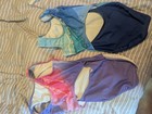 2 Destira Gymnastics Leotard Pink And Blue Open Back Size Child Medium