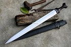 Celtic Tene Sword 24  Long Blade Sword Hand Forged Carbon Steel Sword