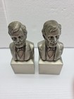 Vgt Philadelphia Manufacturing Co Abraham Lincoln Bronze Bust Statue Book Ends