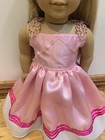 Fits 18  American Girl Doll Clothes Party Prom Dress Pink Ball Gown