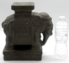 The Bombay Company Vintage Ceramic Elephant 10  X 10  Plant Vase Table Stand