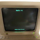 Vintage Apple Iic Computer System Bundle Monitor Disk Drive Mouse Tested  read 