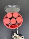 Conair Big Curls Pink 5 Roller Set Travel Compact Set Without Hair Pins