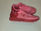 Under Armour Hovr Men   s Pink red Lace-up Low Top Athletic Sneakers
