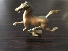 Vintage Pure Brass Horse   5   x4     Solid Heavy Item