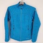 Eddie Bauer First Ascent Stormdown 800 Blue Puffer Jacket Women Small Goose Down