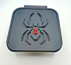 Black Widow Sca Truck  2  Hitch Tube Cover Plug Black Spider Red Hourglass