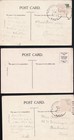 Lot Of 3 O-yu Series Comic Vintage Postcards