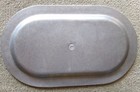 Wilton Armetale Reggae Large Oval Platter 18  Abstract Geometric Tribal Vntg 