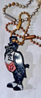 Vintage 1950s Old Crow Whiskey Plastic Advertising Keychain   Other Whiskey Ad