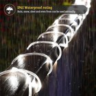 39ft Solar Rope Tube Lights Outdoor Waterproof Led Pvc Fairy String Light Garden
