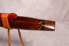 Exotic Tropical Waln Native American Flute-acrylic Insert  Bloodwood Totem A 19 