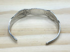 Vintage Rogers-oneida Spoon Silver Plate Slender Cuff Bracelet-  W roses