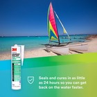 3m Marine Adhesive Sealant Fast Cure 4200  06560      10 Fl Oz  White