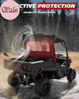 Pioneer 700 Soft Rear Window  Back Dust Panel With Zipper Compatible With 2014-2