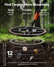 Vevor Waterproof Metal Detector 12  Professional Gold Detector For Adults Ip68