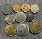 Belgium            Lot Of 10  World Foreign Coins