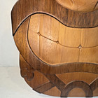 Large Tiki Mask 30  X 13 5   Carved Wooden Tiki Bar Decor - Hawaiian Hut Decor