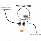 2pcs Guitar Volume Pot Treble Bleed Circuit Kit 0 001uf Capacitor 150k Resistor