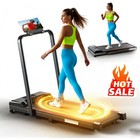 Electric Treadmills Walking Pad Under Desk Running Machine For Home Led Display