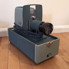 Vintage Argus 300 Slide Projector W  Carrying Case 1950 s Works Tested