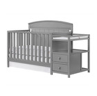 Cunas Para Bebes Convertible Cambiador Cama Para Ni  os Marco Gray Baby Crib New