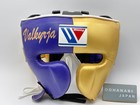 Winning Boxing Head Gear Fg-2900 M Size Purple Gold Face Guard Japan Authentic