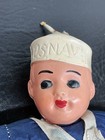 Usn Navy Sailor Toy Doll Made In Japan Painted Celluloid Plastic Nice Face Vtg