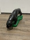 Mid-century Modern Mcm Ceramic 15    Black Panther Retro Figure Statue