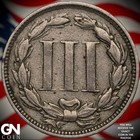 1865 3 Cent Nickel Piece A1362