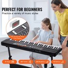 61-key Digital Keyboard Piano With 200tones And Rhythms  Portable Electric Piano