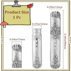 Gorgecraft Vintage Needle Storage Case Antique Silver Needles Tubes Toothpick