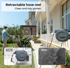 Giraffe Tools Retractable Garden Hose Reel Wall Mounted 1 2-in 100-ft Water Hose