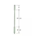 19 34 In  X 1-1 4 In  5141 Primed Square Top Wood Baluster