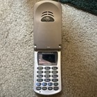 Vintage Motorola Timeport P8197 Silver Cell Phone Flip Phone  As Is non Working