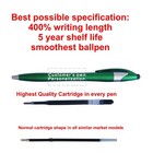 Hiq Honesty Promotional Custom Stylus Pen  4x Writing Length   Set Of 250 Pens