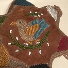 Native American Iroquois Mohawk Beaded Pin Cushion Pillow Whimsy Bird Branch