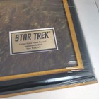 Star Trek Tos Framed Uss Enterprise Poster Usps 2016 Forever Post Office Stamps