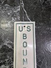Vintage Us National Park Service Nps Boundary Sign Embossed Metal Sign  5
