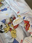 Vintage 1984 Rare Donald   Daisy Walt Disney Co  Baby Fitted Crib Sheet Dundee