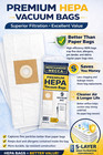9 Hepa Vacuum Cleaner Bags- Fits Hoover Type Y  Z Windtunnel   Tempo
