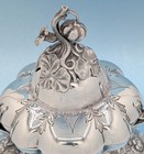 Rare Antique Reed Barton Silver Plate Chased Repousse Winthrop Creamer Sugar